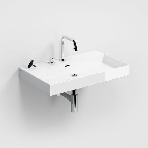Wand-Waschbecken - CL/02.01432 - Clou BV - Keramik / Mattfinish / Hochglanz