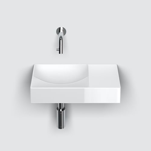 Wand-Handwaschbecken - CL/03.03161.R - Clou BV - Aufsatz / rechteckig / Keramik
