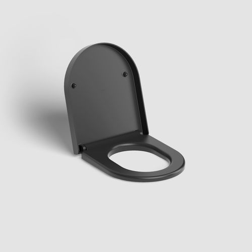 Keramik-Toilettensitz - CL/04.06040.21 - Clou BV - schwarz / für Gewerbegebrauch