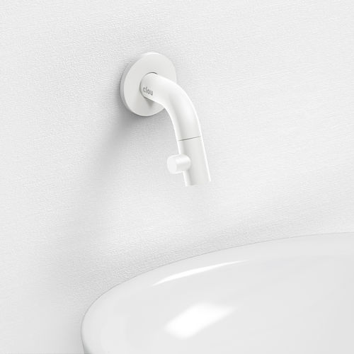 Einhebelmischer für Waschtisch - CL/06.05.001.20 - Clou BV - wandmontiert / Metall / für Badezimmer