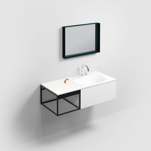Waschbecken-Unterbau / Edelstahl - CL/07.69.104.21 - Clou BV - Dekorputz