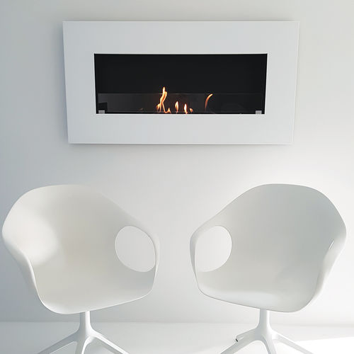 Bioethanol-Kamin - NEW YORK EMPIRE - Decoflame - wandmontiert / Einseitig / offene Feuerstelle