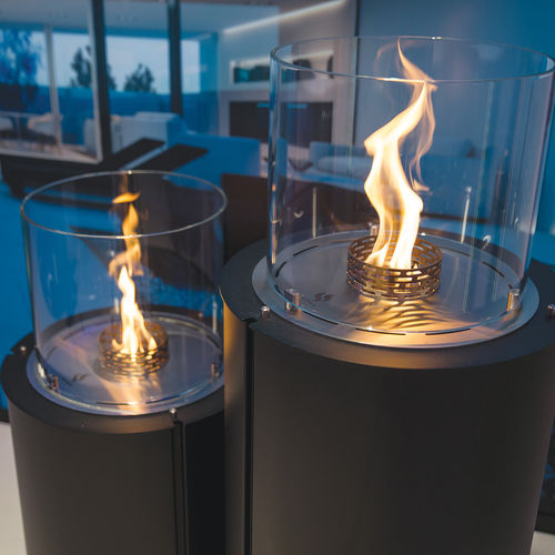 Kamin für Außenbereich MONACO ROUND Decoflame Bioethanol / modern