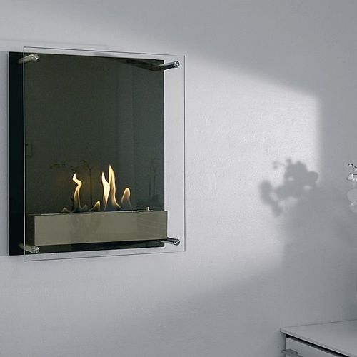 Bioethanol-Kamin - ATLANTIC TOWER - Decoflame - wandmontiert / Einseitig / offene Feuerstelle