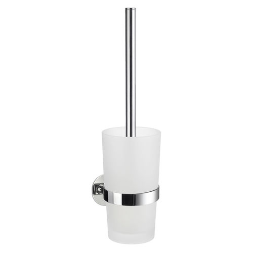 Bürstengarnitur / verchromter Messing - H0862018 - HEXOTOL - Glas / wandmontiert / für Hotels