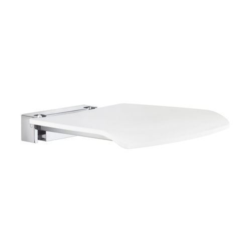 Klappbarer Duschsitz - H0864030 - HEXOTOL - wandmontiert / Edelstahl / für Gewerbegebrauch
