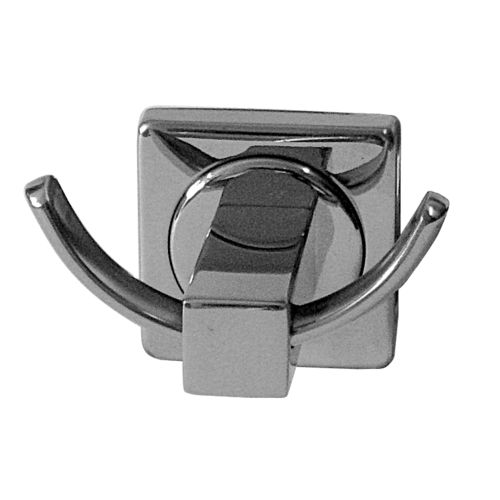 Moderner Garderobenhaken - H0360501 - HEXOTOL - Edelstahl / doppelt / für Badezimmer