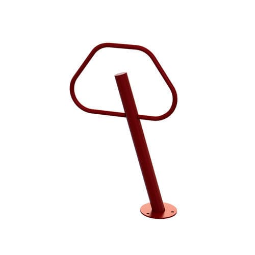 Bodenstehender Fahrradständer - LEANING POST AND RING - Madrax/Thomas Steele - für öffentliche Bereiche / für städtische Bereiche / pulverbeschichteter Stahl