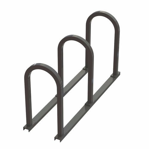 Bodenstehender Fahrradständer - 'U' - Madrax/Thomas Steele - für öffentliche Bereiche / galvanisiertem Stahl / pulverbeschichteter Stahl