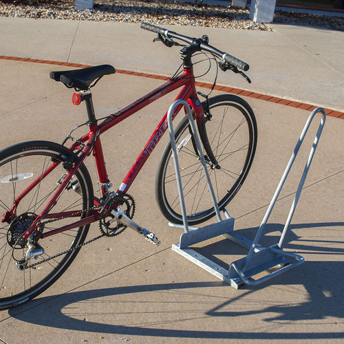 Bodenstehender Fahrradständer - SHARK™  - Madrax/Thomas Steele - für öffentliche Bereiche / galvanisiertem Stahl / pulverbeschichteter Stahl