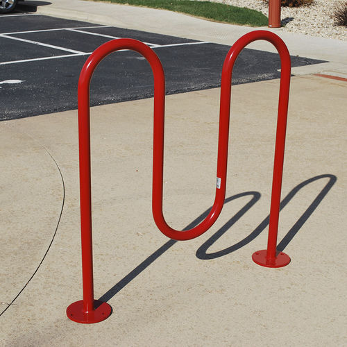 Bodenstehender Fahrradständer - WINDER-PLUS - Madrax/Thomas Steele - für öffentliche Bereiche / galvanisiertem Stahl / pulverbeschichteter Stahl