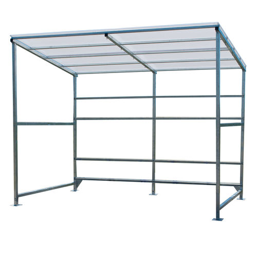 Polycarbonat-Überdachungen-Fahrradunterstand - SHD - Madrax/Thomas Steele - Stahl / galvanisiertem Stahl / für öffentliche Bereiche