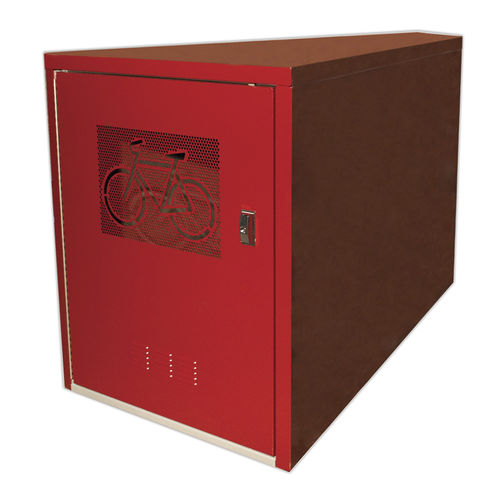Gesicherter Fahrradunterstand - PIE MADLOCKER™ - Madrax/Thomas Steele - Stahl / für öffentliche Bereiche