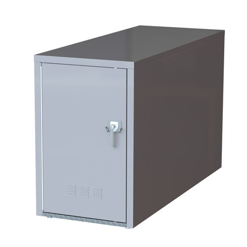 Gesicherter Fahrradunterstand - NARROW MADLOCKER™  - Madrax/Thomas Steele - Stahl / für öffentliche Bereiche / für städtische Bereiche