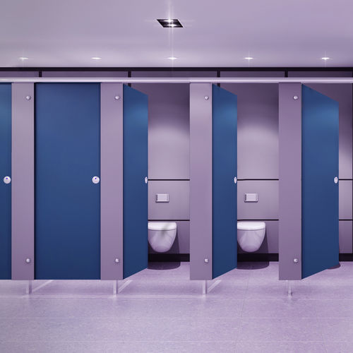 HPL-Sanitärkabine - Apton Partitioning Limited - für Toiletten / Innenbereich