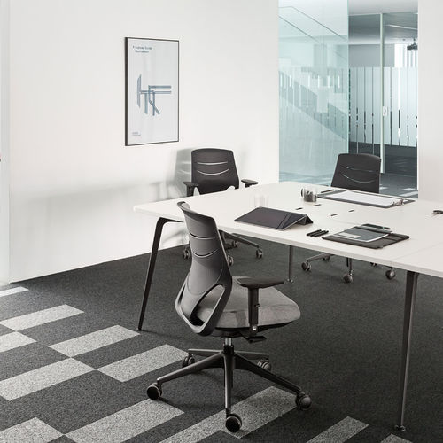 Moderner Bürosessel - EFIT - Actiu - Stoff / Polyurethanschaum / Aluminium