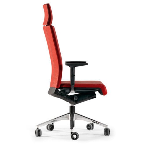 Moderner Bürosessel - WINNER - Actiu - Stoff / Leder / Aluminium