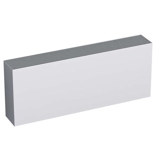Elektrischer Konvektor - NKB - MINIB - modern / Edelstahl / weiß