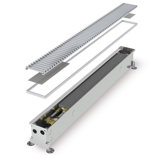Elektrischer Konvektor - KT0 - MINIB - modern / Metall / Unterboden