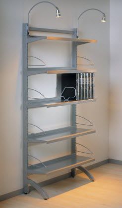 Wandmontiertes Regal - 15000R - AB HYLLTEKNIK - modern / Metall / für Büro