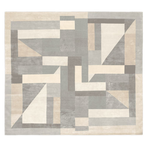 Moderner Teppich - DESIGN CUBIC 01 23 - Galerie Diurne - Motiv / Wolle / Seide