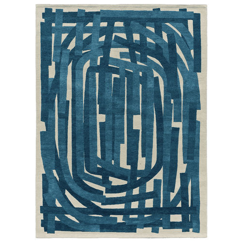 Moderner Teppich - CALAME 04 01 - Galerie Diurne - Motiv / Wolle / Seide