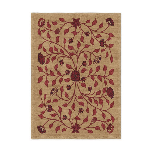 Moderner Teppich - JARDIN DIURNE  - Galerie Diurne - Blumenmotiv / Wolle / Seide