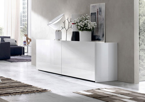 Modernes Sideboard - WIDE - Le Monde Wood - Holz / lackiertes Holz