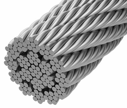 Stahlkabel für Seiltragwerk - 19X7 LR - Redaelli - offene Spirale