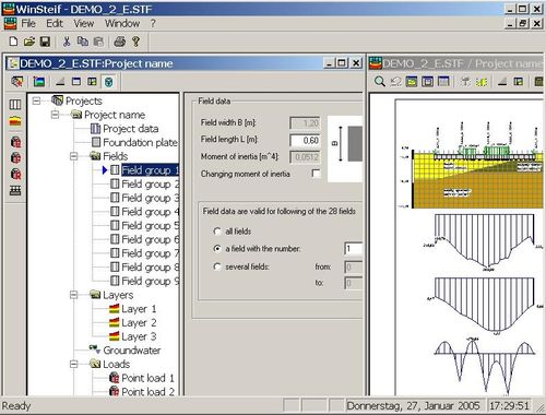 Berechnungs für Spezialfundamente Software - WINSTEIF - IDAT GmbH - für Betonkonstruktion