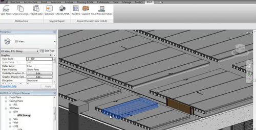 Berechnungssoftware - REVIT PRECAST - IDAT GmbH - Modellierung / für Betonkonstruktion / 3D