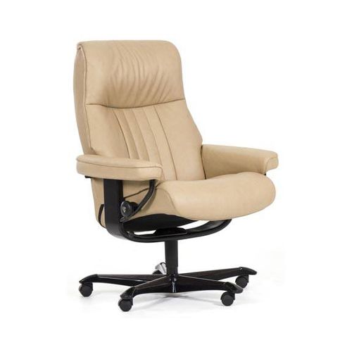 Moderner Bürosessel - CROWN - Ekornes - Leder / Stoff / schrägstellbar