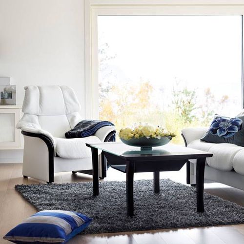Klassischer Sessel - ELDORADO - Ekornes - Leder / Stoff / Holz