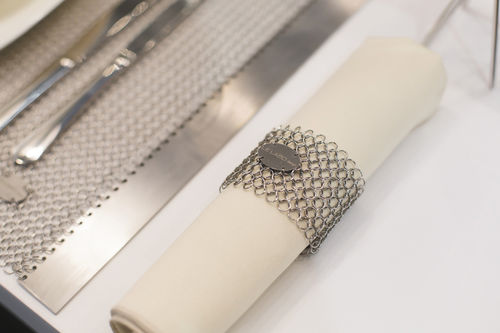 Edelstahl-Serviettenhalter - by Hervé Langlais - LE LABO DESIGN - für Gewerbegebrauch / für Privatgebrauch