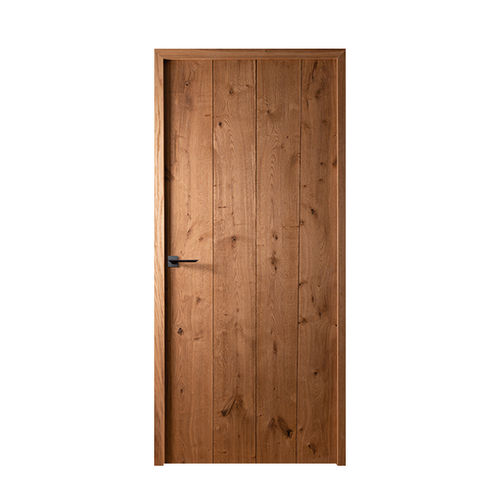 Tür für Innenbereich - VIEUX CHENE DE FRANCE - ATELIER BERTOLI  Design Production - Eiche / einflügelig / Schiebe