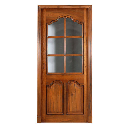 Tür für Innenbereich - CASTILLON - ATELIER BERTOLI  Design Production - Eiche / Nussbaum / einflügelig
