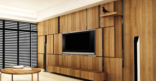 Brettschichtholz-Bauplatte - TIMBER - SM'art - für Innenausbau