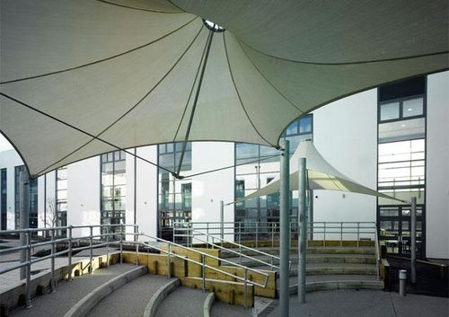 Membrankabel-Flächentragwerk - HYPAR : FLYING CONIC - Fabric Architecture - für Markise / PVC-Folie / für Events
