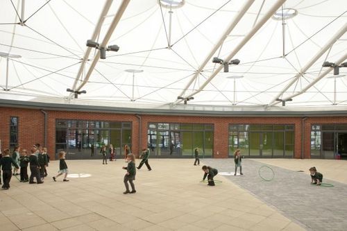 Membrankabel-Flächentragwerk - COOPERS EDGE PRIMARY - Fabric Architecture - für Abdeckung / PVC-Folie / für Schulen