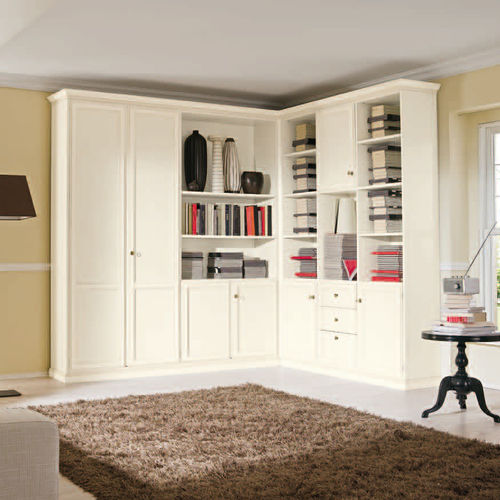 Eck-Bücherregal - OPERA - Corazzin Group - Contract & hotel - klassisch / Holz