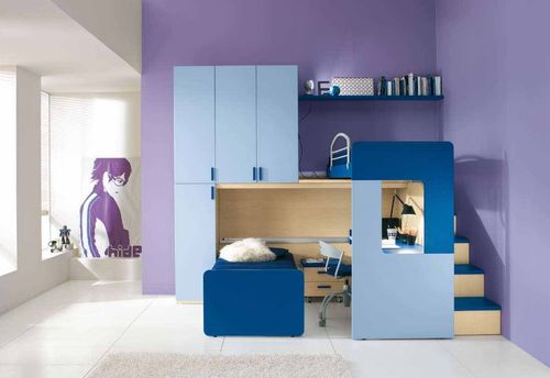 Modernes Bett - 172 C - Marka Industria Mobili - für Kinder / für Jungen / kombiniert