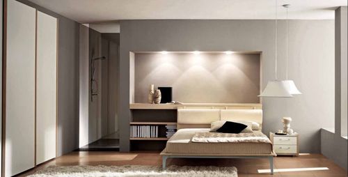 Doppelbett - 107 A - Marka Industria Mobili - modern / Holz