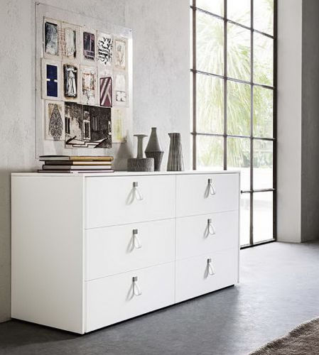 Moderne Kommode - CLUB - Morassutti Arredamenti - lackiertes Holz / nicht angegeben / weiß