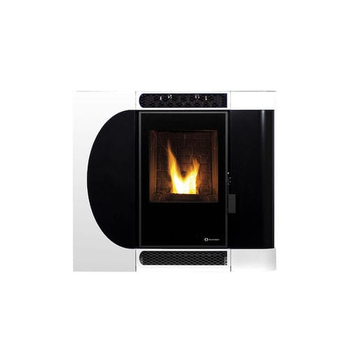 Pelletkaminofen - ECOFOREST CIES  - CHEMINEES ET CUISINES JEAN MAGNAN - 10 kW...20 kW / modern / Metall