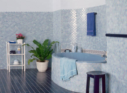 Keramik-Mosaikfliese - ECAILLES - EMAUX DE BRIARE - poliert / für den Innenraum / für Badezimmer