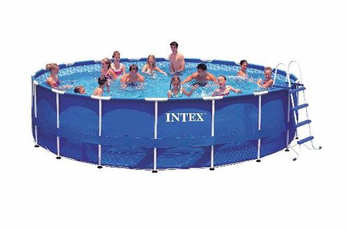 Rohrförmiges Schwimmbecken - 28251 - INTEX - für Außenbereich / zum Aufstellen / Polyester