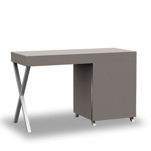 Moderner Schreibtisch - VANI V003B - POITOUX - Holz / Laminat / Metall