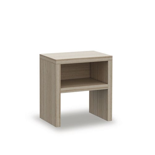 Moderner Nachttisch - COMO C003 - POITOUX - melaminbeschichtet / Laminat / Gestell aus Holz