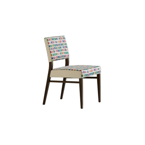 Moderner Stuhl - DOMUS : 519 - TEKHNE S.r.l. - Stoff / Leder / Gestell aus Buche