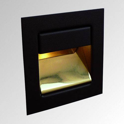 Moderne Wandleuchte - MIURA 1 - TEKNI-LED - für den Innenraum / Chrom / quadratisch